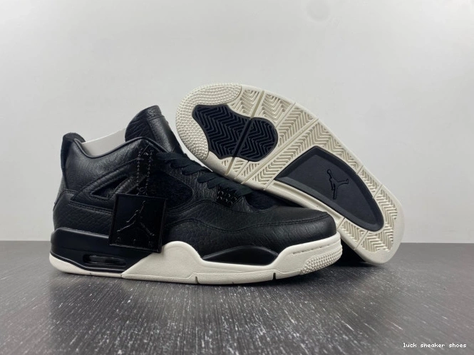 Reps LUCY 4 Jordan 819139-010 Retro Hair Black Pony 0714